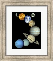 Solar System Montage Fine Art Print