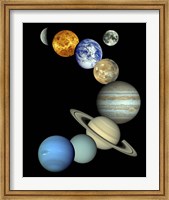 Solar System Montage Fine Art Print