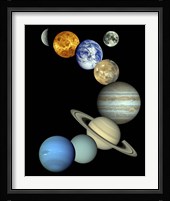 Solar System Montage Fine Art Print