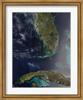 Florida and Cuba Fine Art Print