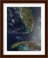 Florida and Cuba Fine Art Print