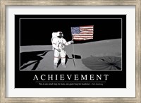 Achievement: Inspirational Quote and Motivational Poster Fine Art Print