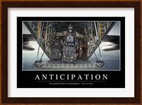 Anticipation: Inspirational Quote and Motivational Poster Fine Art Print