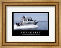 Authority: Inspirational Quote and Motivational Poster Fine Art Print