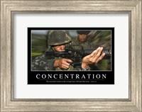 Concentration: Inspirational Quote and Motivational Poster Fine Art Print