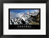 Control: Inspirational Quote and Motivational Poster Fine Art Print