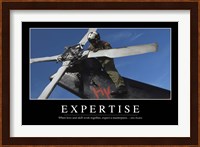 Expertise: Inspirational Quote and Motivational Poster Fine Art Print