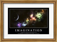 Imagination: Inspirational Quote and Motivational Poster Fine Art Print