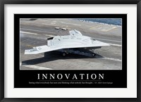 Innovation: Inspirational Quote and Motivational Poster Fine Art Print
