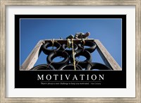 Motivation: Inspirational Quote and Motivational Poster Fine Art Print