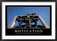 Motivation: Inspirational Quote and Motivational Poster Fine Art Print