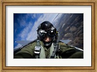 Pilot in F-15E Strike Eagle Fine Art Print