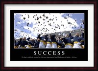 Success: Inspirational Quote and Motivational Poster Fine Art Print