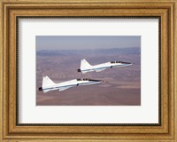 Two T-38A Mission Support Aircraft Fine Art Print