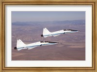 Two T-38A Mission Support Aircraft Fine Art Print
