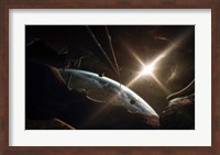 Mining Colony on an Asteroid Fine Art Print