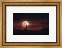 Solar Eclipse over Africa Fine Art Print