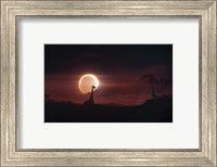 Solar Eclipse over Africa Fine Art Print