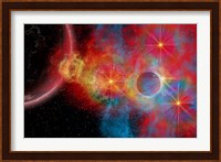 Supernova and Stars Fine Art Print