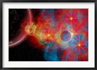 Supernova and Stars Fine Art Print
