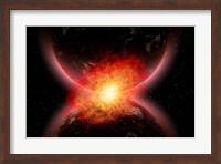 Two Planets Touching Fine Art Print