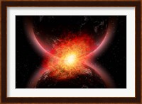 Two Planets Touching Fine Art Print