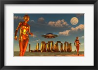 Alien Interdimensional Beings Fine Art Print