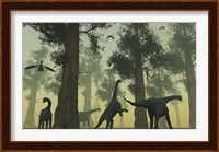 Camarasaurus Dinosaurs Fine Art Print