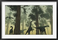 Camarasaurus Dinosaurs Fine Art Print