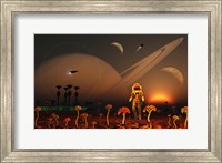 Moon of a Distant Alien World Fine Art Print