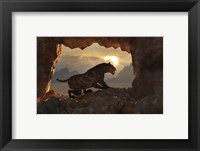 Sabre Tooth Tiger at Home Fine Art Print