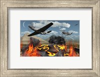 American P-51 Mustang Fighter Fine Art Print
