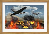 American P-51 Mustang Fighter Fine Art Print