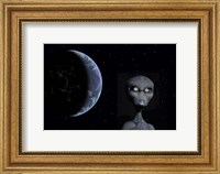 A Grey Alien Fine Art Print