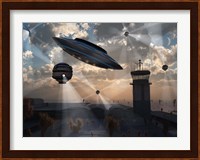 Stealth Technology being Developed on Area 51 Fine Art Print