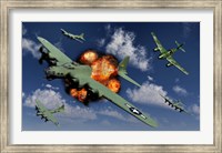 A German Me 262 Jetfighter Fine Art Print