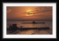 A Wolfpack of German U-Boat Submarines Fine Art Print