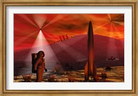 Alien Red Planet Fine Art Print