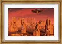 Aliens Leaving Mars Fine Art Print