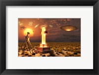 An Alien in Roswell, New Mexico Fine Art Print
