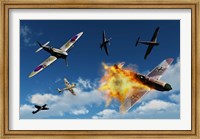 British Supermarine Spitfires Fine Art Print