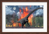 Diplodocus Sauropod Dinosaur Fine Art Print