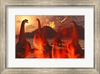 Herd of Dinosaurs Fine Art Print