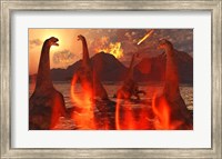 Herd of Dinosaurs Fine Art Print