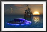 Strange Glowing Objects Fine Art Print