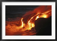 Kilauea Lava Flow Framed Print