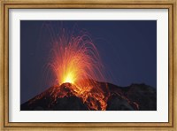 Stromboli Eruption, Aeolian Islands Fine Art Print
