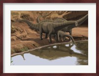 Apatosaurus Dinosaurs Fine Art Print