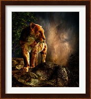 Sabre-toothed Cat Fine Art Print