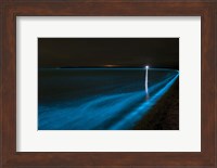 Bioluminescence in Waves in the Gippsland Lakes Fine Art Print